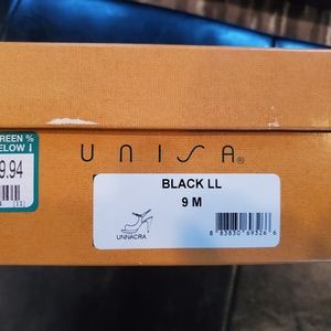 UNISA Black Patent Leather Heels